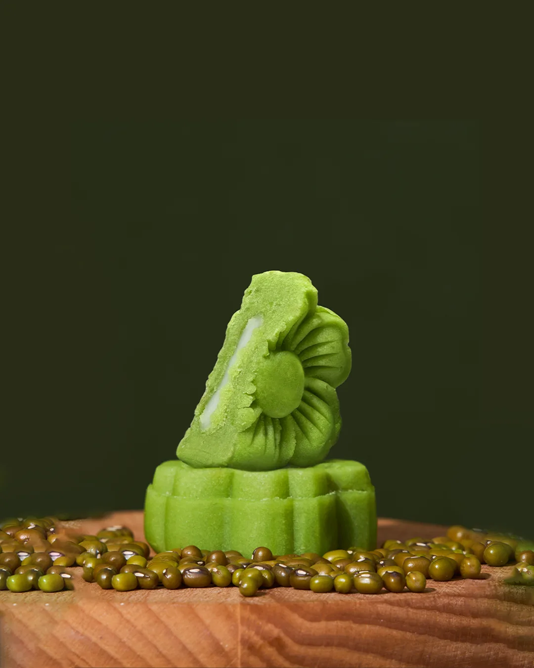 mung bean cake with cranberry banner